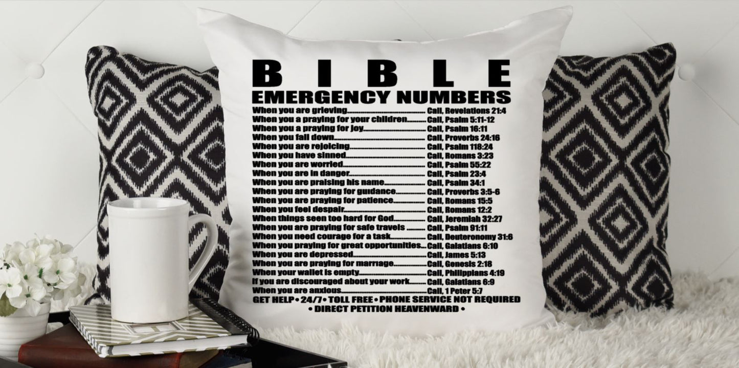 Bible Emergency Numbers