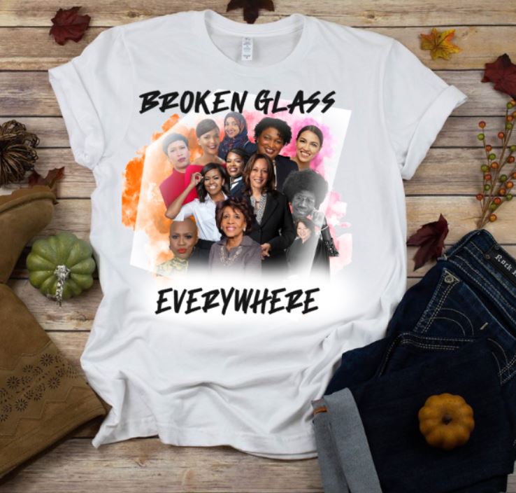 Broken Glass Everywhere (Screen Print Transfer)
