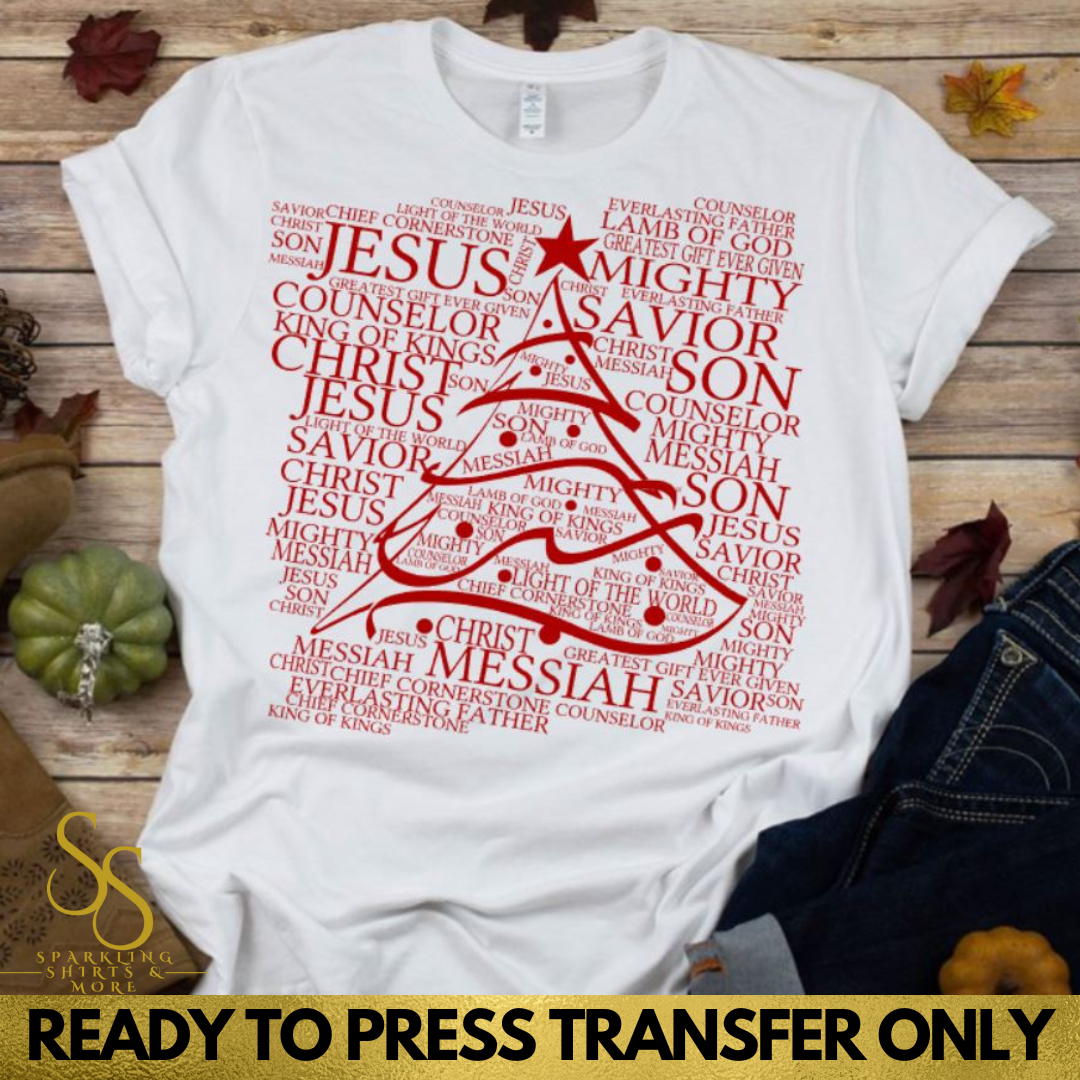 Spirit of Christmas Screen Print Transfer