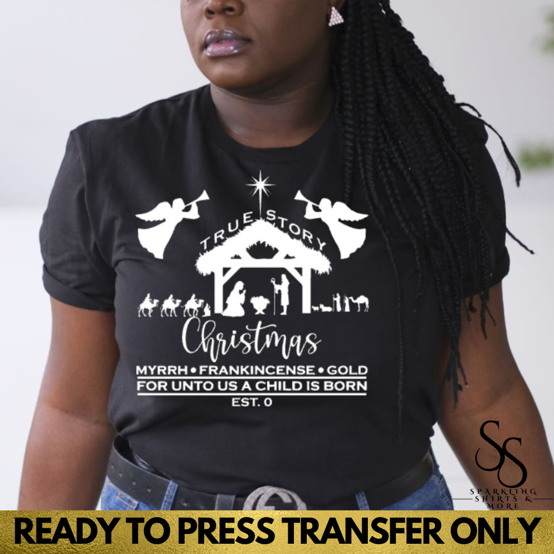 True Story (Christmas) Screen Print Transfer