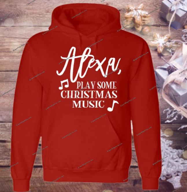 Alexa Play Some Christmas Music (Screen Print Transfer)