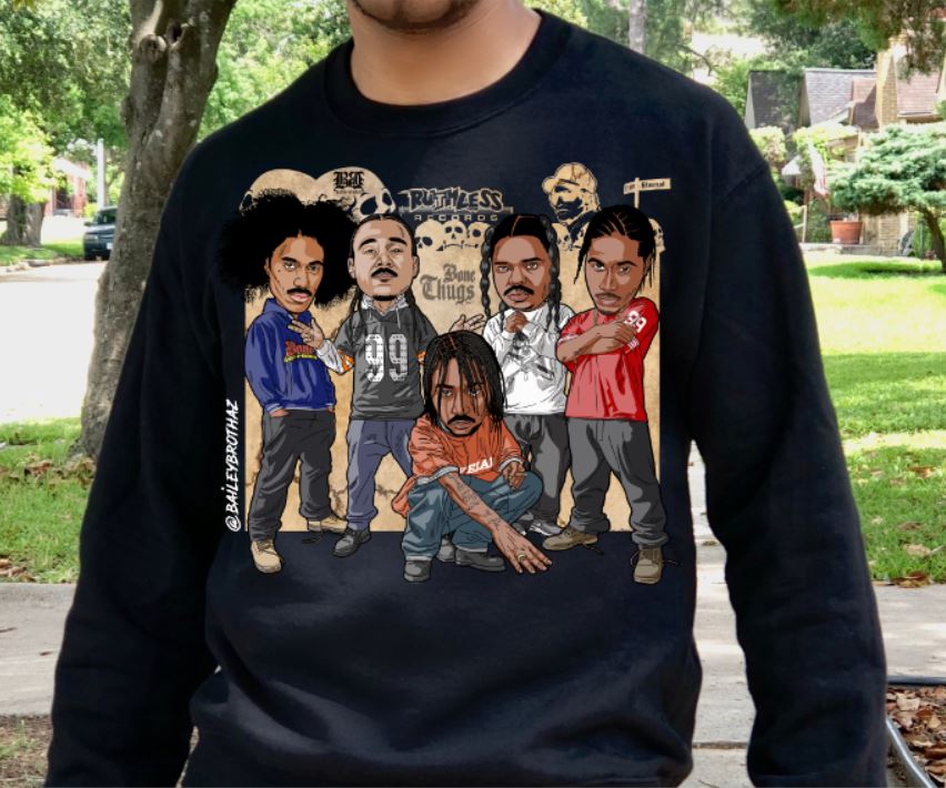 Bone Thugs (Screen Print Transfer)