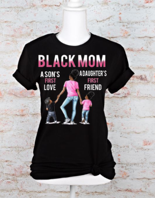 Black Mom (DTF) Transfer