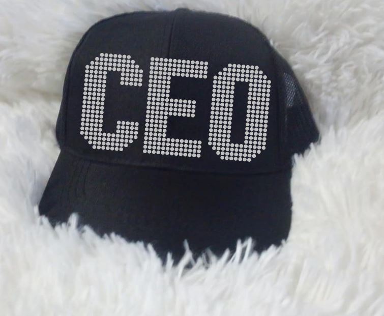 CEO (Pocket) Rhinestone Transfer