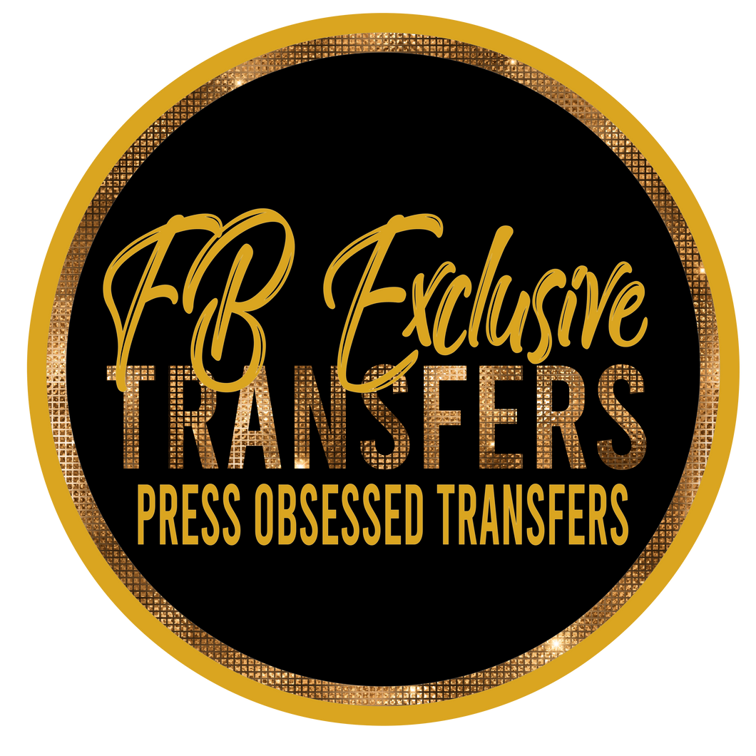FB Exclusive LV (Large) Rhinestone Transfer