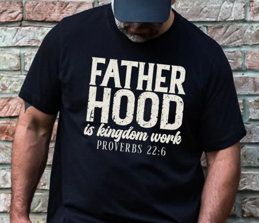 Fatherhood (Kingdom Work) Screen Print Transfers
