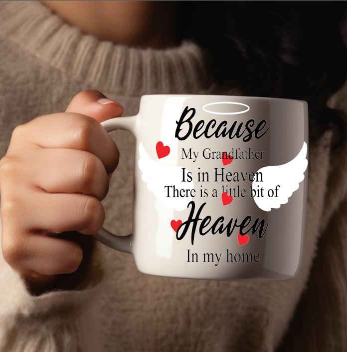 Because (My Family) Is In Heaven UV DTF Decal Transfers