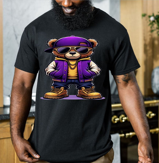 Omega Bear (Greek) DTF Transfers (Ready to Press)