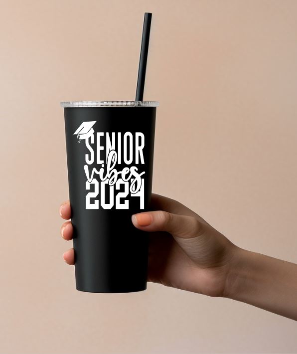 Senior Vibes 2024 UV DTF Decal Transfer