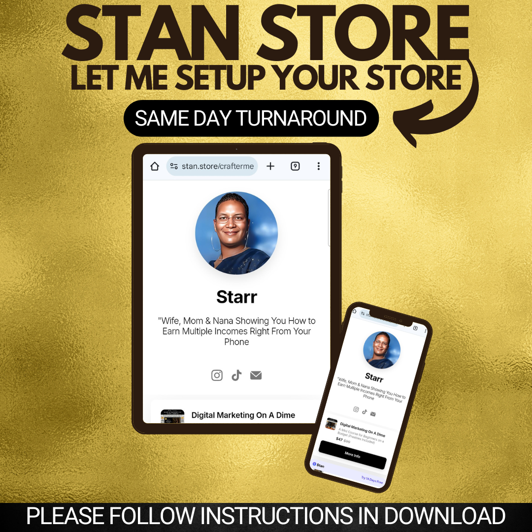 Stan Store Setup