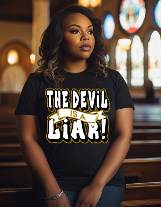 The Devil Is A Liar DTF Transfer (Ready to Press)