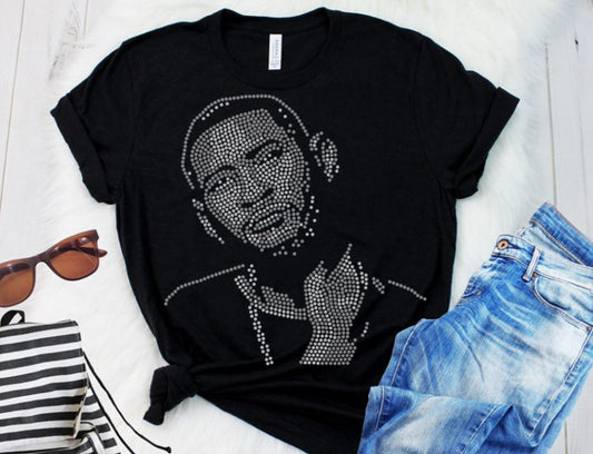 Usher Rhinestone Transfer