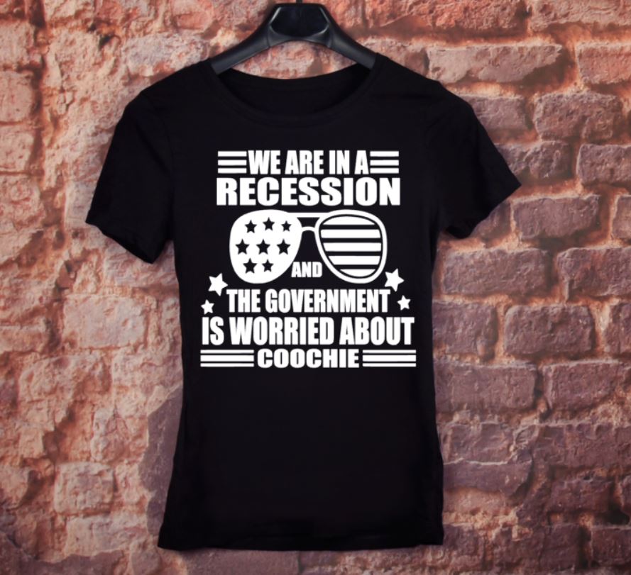 We Are In A Recession (Screen Print Transfer)