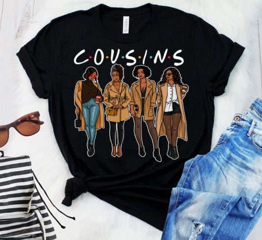 Cousins (Screen Print Transfer)