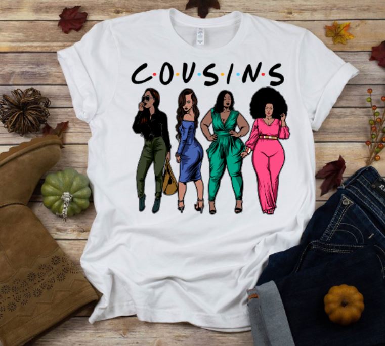 Cousins (Screen Print Transfer)