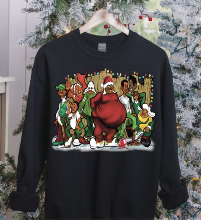 Fat Albert Christmas Cartoon DTF Transfer