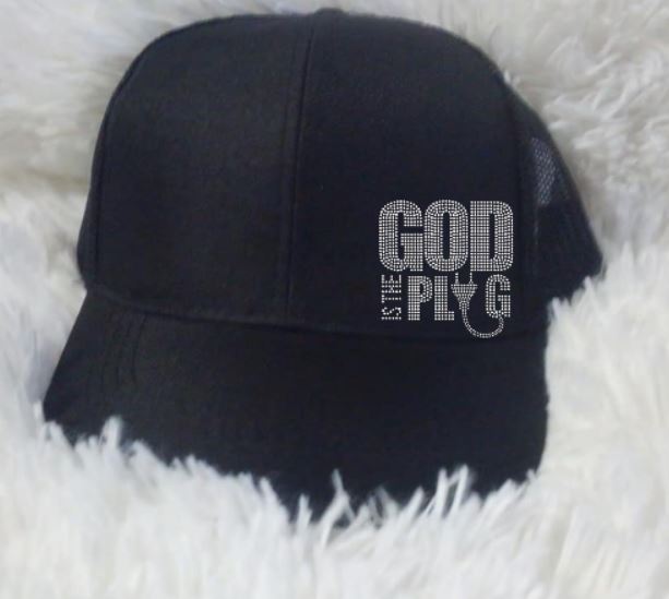 GOD Is the Plug Rhinestone Transfer