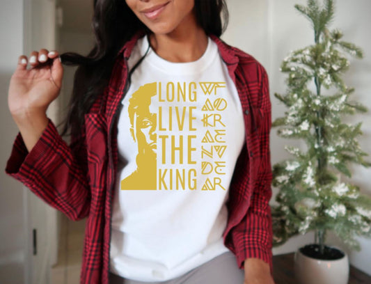 Long Live The King Screen Print Transfers